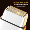 Electric Razor, Electric Razor for Men Face,Shavers for Men, Foil Shaver 3 Adjustable Speeds Rechargeable Waterproof Close Shave Trimmer with LED Display for Face/Beard/Head Shavers (Silver) view 2