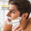 Electric Razor, Electric Razor for Men Face,Shavers for Men, Foil Shaver 3 Adjustable Speeds Rechargeable Waterproof Close Shave Trimmer with LED Display for Face/Beard/Head Shavers (Silver) view 3