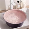 Beaupretty Round Plastic Wash Basin 13 Inch Portable Dish Tub Large Foot Soak Tub Washtub Dishpan for Kitchen Bathroom Purple view 3