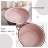 Beaupretty Round Plastic Wash Basin 13 Inch Portable Dish Tub Large Foot Soak Tub Washtub Dishpan for Kitchen Bathroom Purple view 4