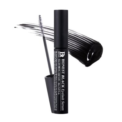 BENTON Honest Black Eyelash Serum - Eyelash Growth Serum for Thicker, Fuller Lashes - Creating a Makeup Look with Black Tint, 0.27 fl. Oz