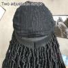 Long Lace Braided Wigs, Black 28" Crochet Hair Cornrow Braided Lace Front Synthetic Wig with Fine Hair for Black Women view 4