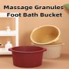 Wcxixo Without Lid Foot Bath Bucket Feet-Washing Basin Plastic Foot Soak Tub Bathroom Products Wash Foot Barrel Household Soaking Feet for Home and Beauty Salon Use view 2