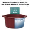 Wcxixo Without Lid Foot Bath Bucket Feet-Washing Basin Plastic Foot Soak Tub Bathroom Products Wash Foot Barrel Household Soaking Feet for Home and Beauty Salon Use view 4