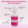 12 Benefits Instant Healthy Hair Treatment Set - Leave In Conditioner & Ocean Hair Wave Spray - Smooths Frizz, Strengthens, Repairs Damaged Hair, Moisturizes, Protects Scalp, Protects Against Humidity view 3