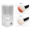 Electric Makeup Brush Cleaner, 8W 7000rpm Deep Cleaning with Transparent Body, Large Capacity Design, 2 Modes, Portable Design Cleaner for All Type Makeup Brushes (White) view 3
