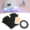 Gloves For Gel Manicures, Light Gloves For Gel Nails with Decals Tape Comfortable Manicure Glove Fingerless Nail Gloves Fingerless Gloves For Gel Manicures Anti Light view 2