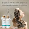 Raw Sugar Moisture Smoothie Shampoo and Conditioner Set, Moisturize & Nourish Dry Hair, Bulk Shampoo and Conditioner with Coconut Oil, Agave & Sweet Almond Oil, Formulated without Sulfates & Parabens view 2