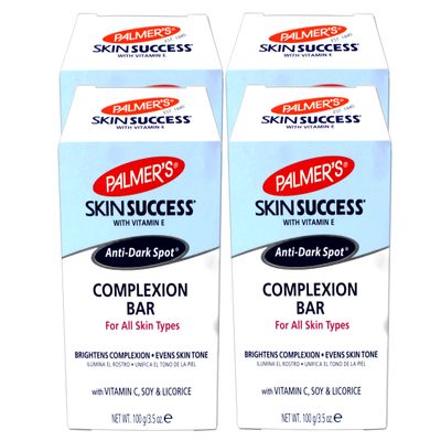 Palmer's Skin Success Anti-Dark Spot Complexion Bar with Vitamin E, 3.5 oz (Pack of 4)