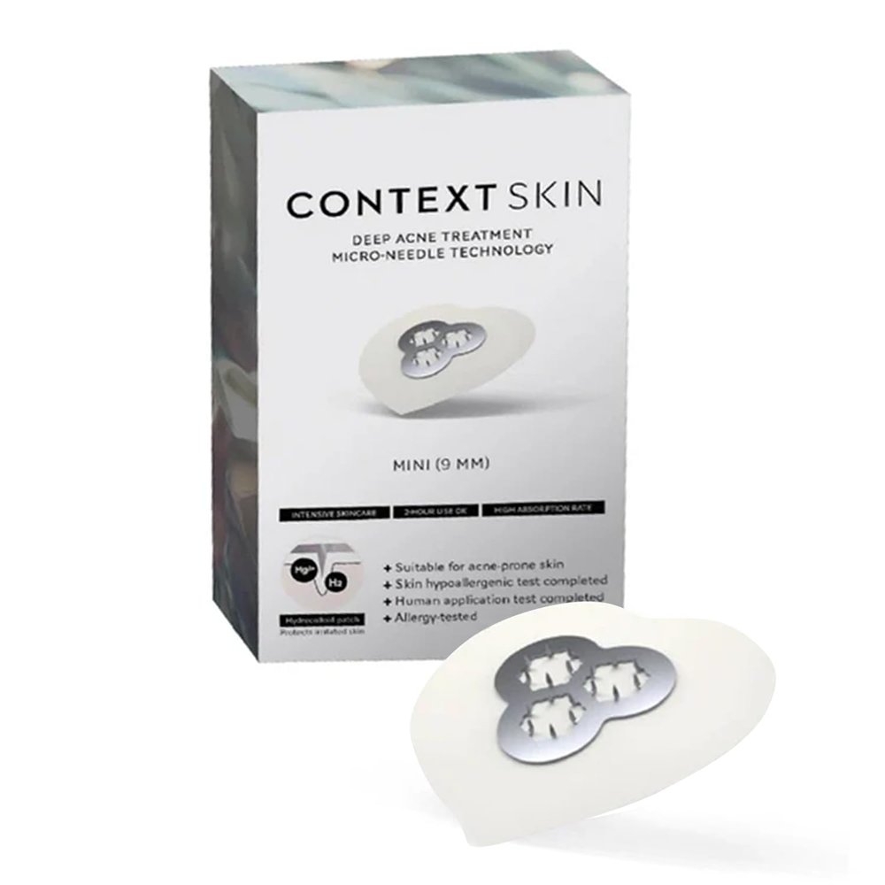 CONTEXT SKIN Invisible Pimple Patches for Face - Hydrocolloid Patches Absorb Impurities, Invisible Spot Covers for Day & Night Wear, Clear Stickers Help Protect Skin & Support Recovery - 15 Count