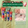 Christmas Hand Cream and Body Lotion Gift Set for Women & Men  5pcs Holiday Skincare Set with 2x100ml Body Lotions& 3x30ml Hand Creams,Winter Moisturizing, Nourishing & Travel Size Christmas Gift Box view 4