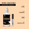 Skin Care Sunday Organic Castor Oil for Longer Lashes  8 fl oz, Nourishing Oil with Eyelash Brush & Funnel for Daily Application view 4