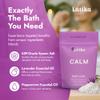 Latika Soaks Set of 3 - Calm Bath Soaks with Lavender & Peppermint, Moisturizing Epsom Salt Soak for Stress Relief, Relaxation, and Skin Nourishment, at-Home Spa Retreat Gift view 3