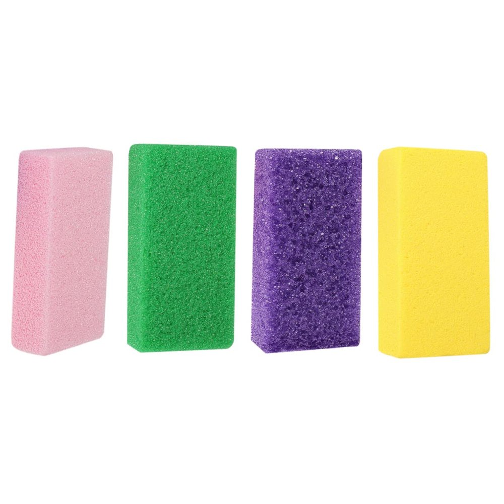 HAPINARY 4pcs Handheld Foot Exfoliating Files Callus Remover and Scrubber for Heel Repair for Smooth Feet Care and Dead Skin Removal