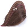 Topper Hair Extensions - Human Hair Clip in Top Hair Extensions for Thin Hair Wiglet Hair Pieces for Women (15.7",Light Brown) view 2