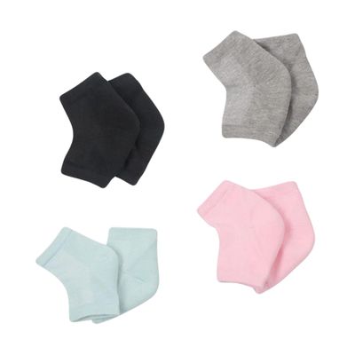 WOONEKY Moisturizing Gel Heel Sleeves for Comfortable Foot Socks for Women Men Anti-Cracking