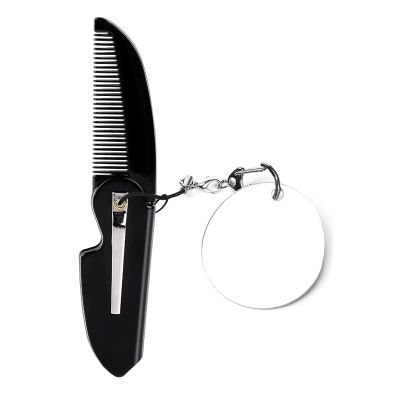 Folding Beard Comb With Mustache Comb Smooth Hair Comb Mens Small Pocket Comb For Men