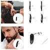 Folding Beard Comb With Mustache Comb Smooth Hair Comb Mens Small Pocket Comb For Men view 2