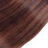 Dokksiiia Highlight Chocolate Brown and Brown Human Hair Bundles P430 Two Tone Straight Human Hairs Bundles Double Weft Brazilian Hair Extensions 22 24 26 Inch for Black Women view 4
