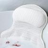Bath Pillow Luxury Bathtub Pillow - Bath Pillows for Tub Neck and Back Support, Ergonomic Tub Pillow for Bath with 4D Air Mesh + 6 Strong Suction Cups, Great Spa Gifts Bathtub Accessories view 1