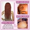 13x4 CATCH Lace Wigs Pre Bleached Knot HD Lace Front Pre Plucked, Brazilian Virgin Human Hair Wigs - 13x4 human hair wig HD lace Wig CRIMP DEEP (Reddish Brown, 18) view 4