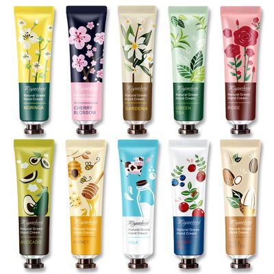 Dinalio 10 Pack Hand Cream Gifts Set - Natural Botanical Fragrance Hand Lotion Bulk Set,Travel Size Moisturizing Hand Lotion for Dry Cracked Hands,Mini Hand Lotion,Mothers Day Gifts