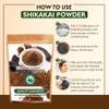 AYUSHKA ORGANIC Shikakai Powder | Acacia concinna | Natural Hair Care | Cleansing (17.7 OZ | 500 gm) view 4