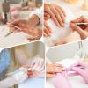 6 Pcs Cuticle Trimmer Pusher Remover, Rubber Tip Gentle on Nail Bed, Cuticle Dead Removal Fork, Nail Cleaner Tools for Fingernail and Toenail view 3