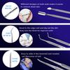 Ingrown Toenail File and Lifters Set(10pcs), Professional Pedicure Tool Toenail Grooming Kit, Ingrown Toenail Treatment Pedicure Kit, Under Nail Cleaner Tools (10PCS) view 3