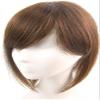 YAIRYANGTZE Clip in Toppers Human Hair Top Wiglet Womens Top Hairpieces with Bangs for Thinning Hair (Off Black,12") view 1