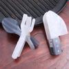 Knife and Fork Acetate Hair Claw, Personalized Hair Clip for Women Gift, Black and Translucent view 2