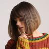ULTRAWAVE Wigs for Women Straight Bob Wigs with Bangs Brown Ombre to Light Brown Synthetic Wig for Women Natural Heat Resistant Fiber Wigs for Party Daily Wear Women's Wig view 4