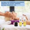 16 Pcs 30ml/1oz Glass Deodorant Roller Bottle Clear Roll-On Deodorant Containers with Black Lid for Essential Oils Cosmetic view 4