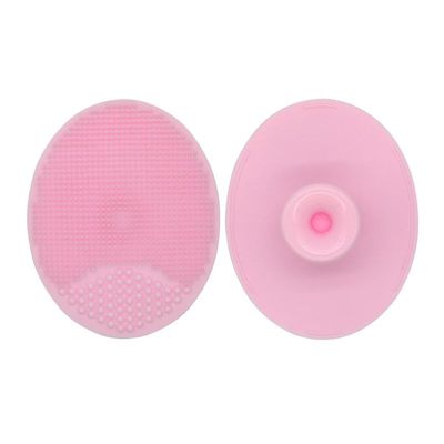 2 Pack Face Scrub, Face Exfoliator Soft Silicone Cleansing Brush Exfoliating Blackhead Acne for Deep Cleansing Skin Care Pink