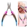 TOVINANNA Eagle Beak Fishtail Tips Nail Pincers Nail Trimmer Cuticle Scissors Manicure Tools for Home/salon Use view 3