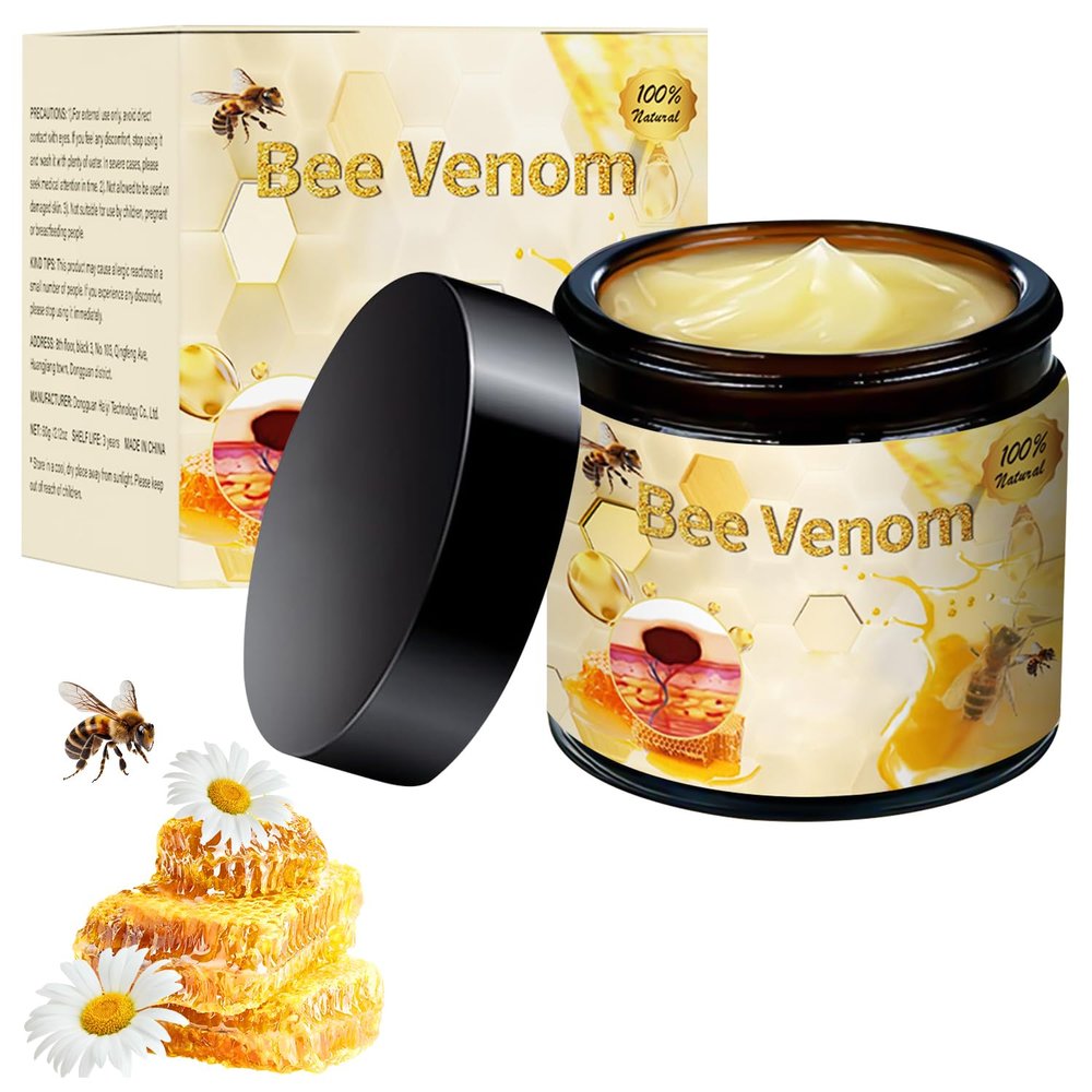 Bee Venom Skin Treatment Cream, 2025 New Professional Bee Venom Repair Cream for All Body Parts 1 PCS