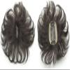 YAIRYANGTZE 17cm Wavy Real Human Hair Toppers Toupee for Women with Thinning or White Hair (Off Black 7x7cm,17cm/ 6.7 inch) view 4