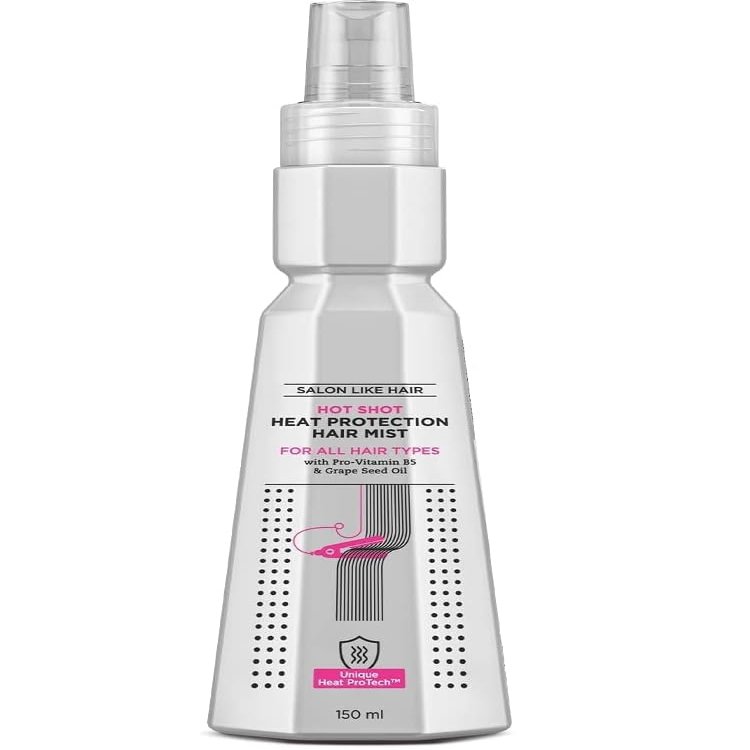 MU Hot Shot Heat Protection Mist | Damage Protect | with Grapeseed Oil & Provitamin B5-150 ml