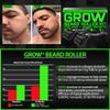 Beard Growth Kit w/ 2-Piece Beard Roller Kit (For Men of All Skin Types) + GROW XXL Mustache Serum & Facial Hair Growth Oil for Men (Made in America) view 3