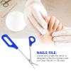 Horoper Handled Toenail Scissors Toenail File Kit Stainless Steel Nail Clipperong Handle and Angled Blades with Ingrown Toenail File for Thick Nails view 3