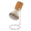Stainless Steel Shaving Holder, High Strength Brush Stand with Wide Compatibility for Bathroom view 2