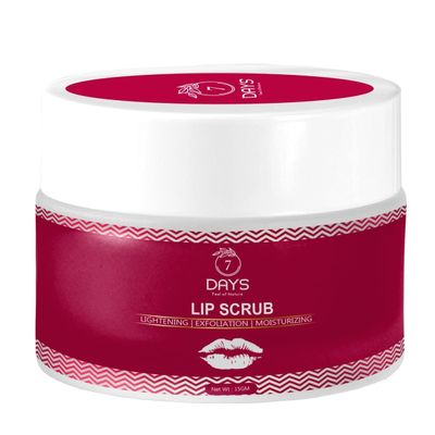 Generic SK Organic Lip Scrub Balm Brightening Dark Lips for Men and Women Dry Lips/Smoker/Chapped Lip & Lipstick Stains Removal Lipcare, 25 g