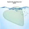 BTSEURY Facial Sponges, 2pcs Reusable Face Sponges for Cleansing, Heart Shaped Facial Sponge, Women Home Soft Exfoliating Makeup Removal Face Cleansing Sponge view 2