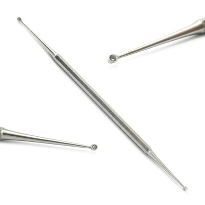 Professional Double Ended Nail Curette 1.5/2.5mm Dermal Ingrown Toenail Cleaner Scoop Chiropody Podiatry Tools