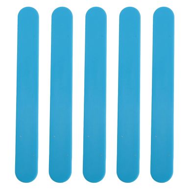 Silicone Wax Spatulas, Reusable Stir Sticks for Hair Removal, Crafts, Non Stick Soft Silicone, Convenient Cleaning, Multi Purpose (Blue)