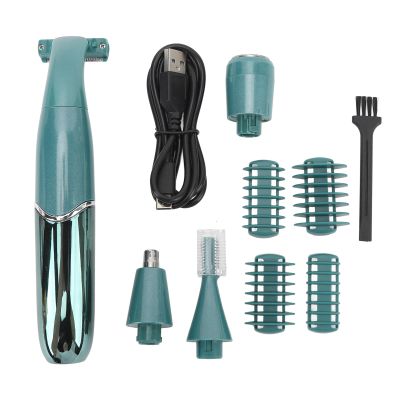 4 in 1 Hair Trimmer, Specially Designed Blades, USB Rechargeable Portable, Ladies Nose Hair Remover with Innovative Storage Compartment