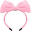 1Pc Sweet Pink Halloween Bow Headband Bowknot Hair Hoops Bands Headpiece Hairband for Women and Grils,Women Christmas Birthday Party Decorations Accessories Easy to Wear,Headbands Hair Accessories view 1