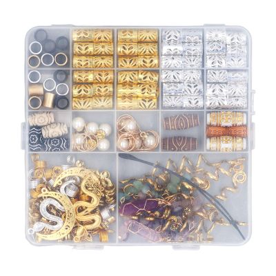 146pcs Dreadlock Bead, Elegant Alloy Accessory, Stand Out Design, Beautify Hairstyles for Weddings
