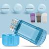 Naroote Hair Oil Applicator, Scalp Oil Applicator Scalp Applicator Comb 8ml Capacity Transparent Empty Scalp Applicator Roller Bottle for Hair (Transparent Black) view 3