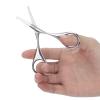 Eyebrow Scissors, Nose Hair Scissors Grooming Tool Stainless Steel Rounded Tip Nose Hair Trimmer For Men For Eyebrows, Nose, Moustache, Beard (#1) view 2